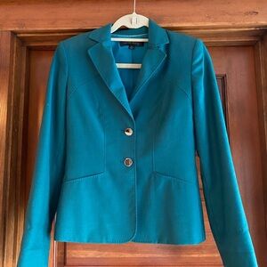 Teal Women's Blazer and Skirt